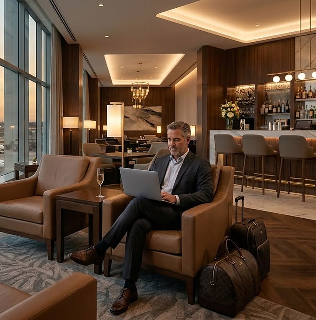 Havaalanı lounge dinlenme alanı
